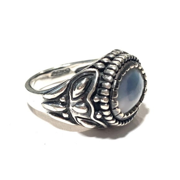 Sold❌Carolyn Pollack Sterling Silver 925 Mother of Pearl Ring Sz 6 - Picture 4 of 8